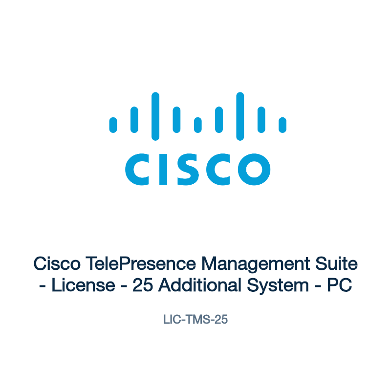 LIC-TMS-25: Cisco TelePresence Management Suite