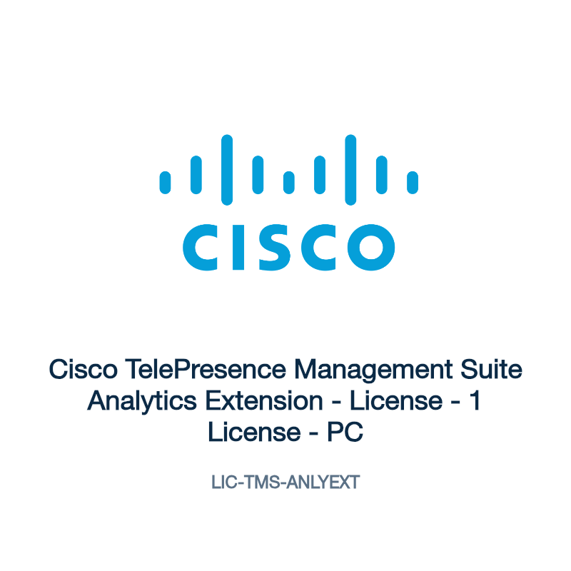 LIC-TMS-ANLYEXT: Cisco TelePresence Management Suite Analytics Extension