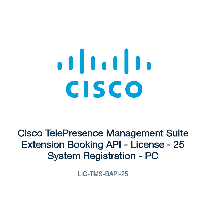 LIC-TMS-BAPI-25: Cisco TelePresence Management Suite Extension Booking API