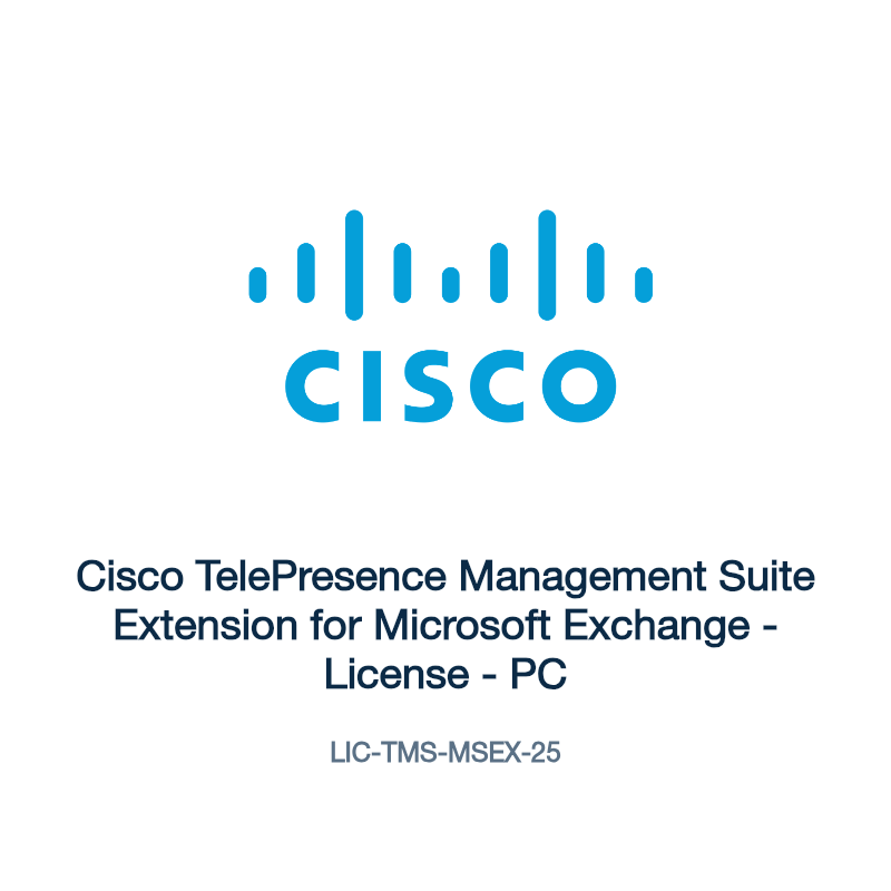 LIC-TMS-MSEX-25: Cisco TelePresence Management Suite Extension for Microsoft Exchange