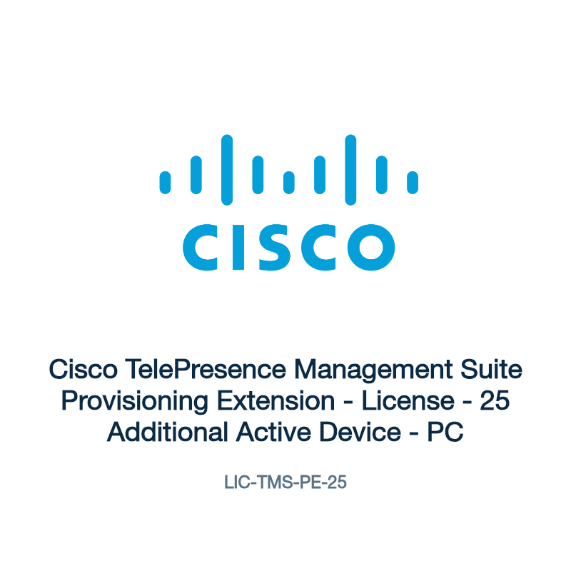 LIC-TMS-PE-25: Cisco TelePresence Management Suite Provisioning Extension