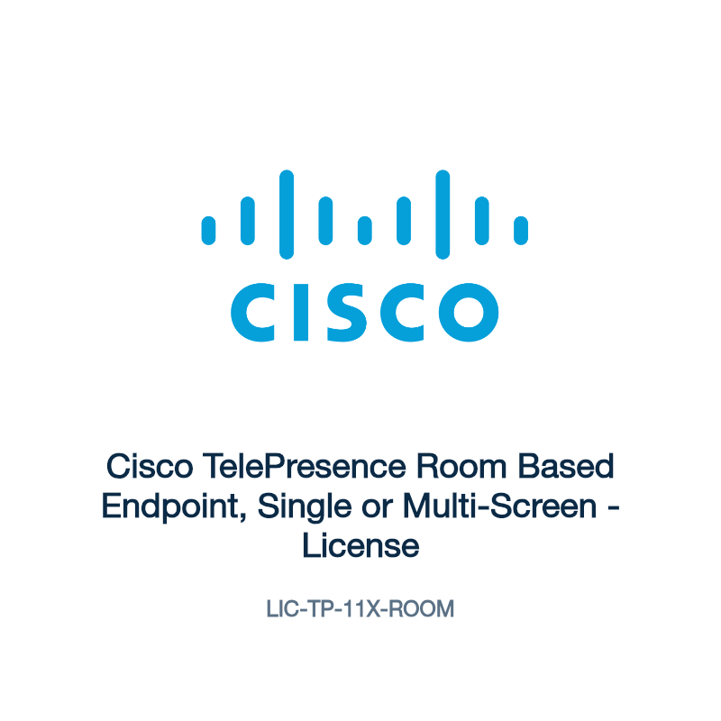 LIC-TP-11X-ROOM: Cisco TelePresence Room Based Endpoint, Single or Multi-Screen