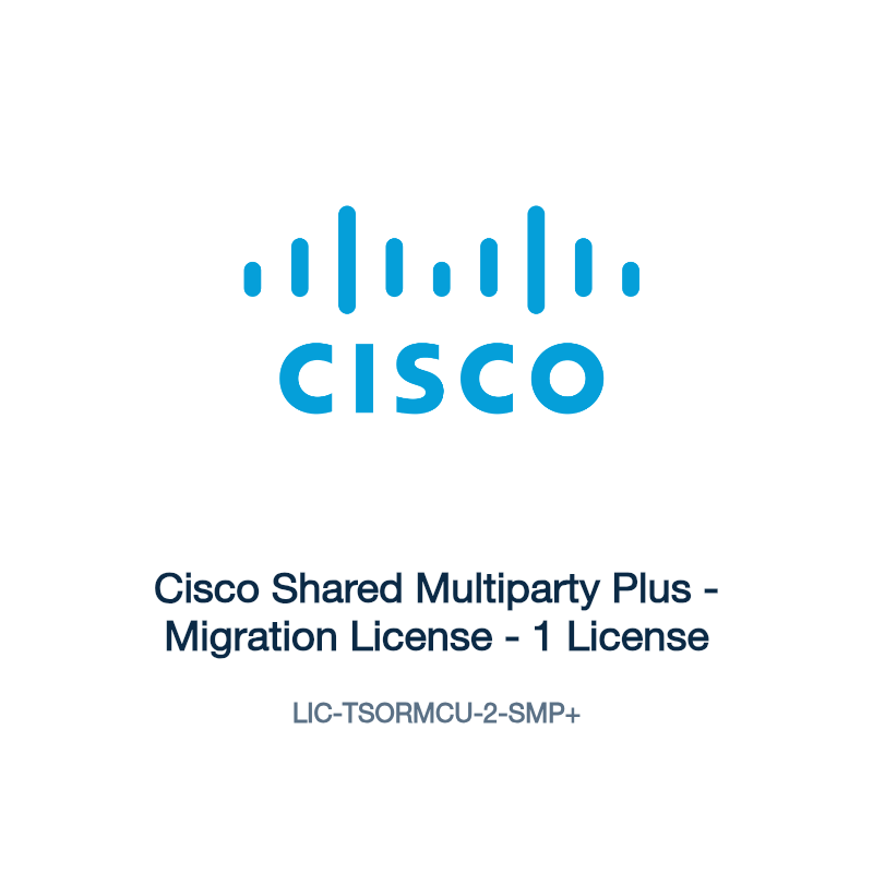 LIC-TSORMCU-2-SMP+: Cisco Shared Multiparty Plus