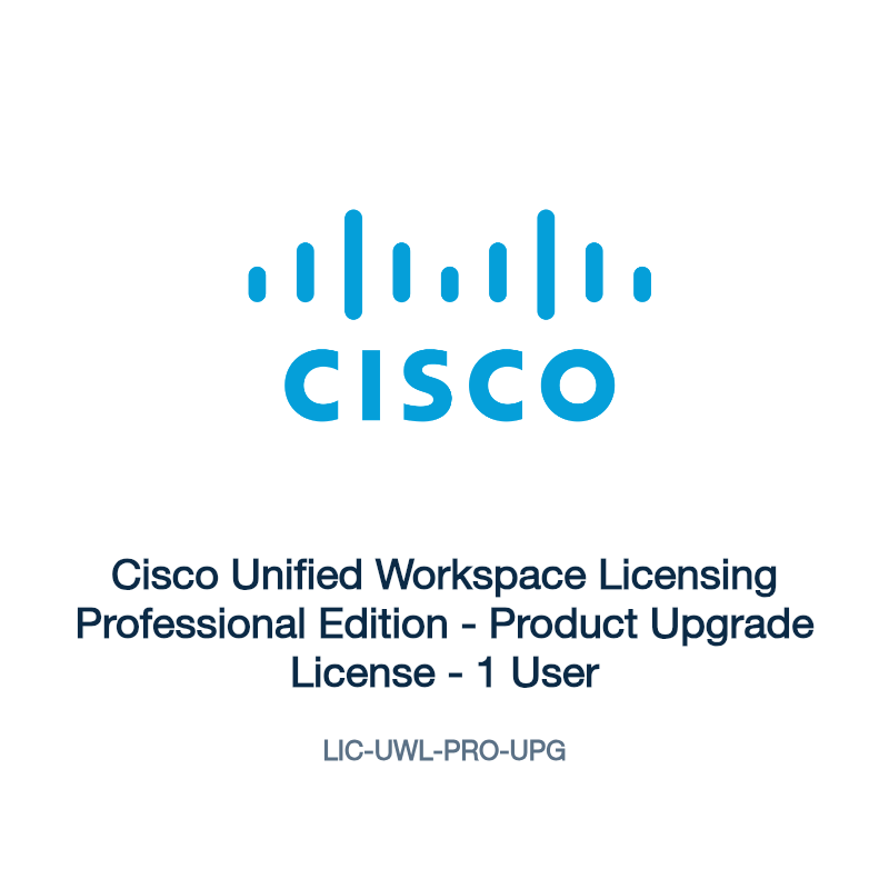 LIC-UWL-PRO-UPG: Cisco Unified Workspace Licensing Professional Edition