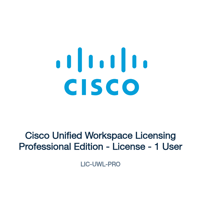 LIC-UWL-PRO: Cisco Unified Workspace Licensing Professional Edition