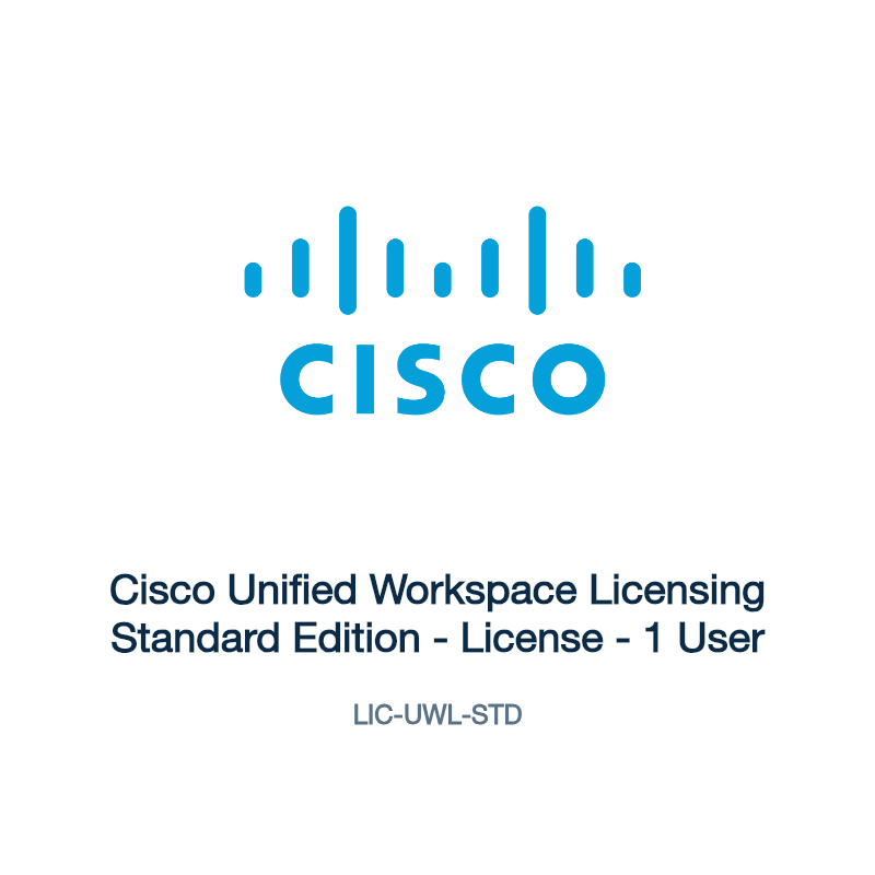 LIC-UWL-STD: Cisco Unified Workspace Licensing Standard Edition