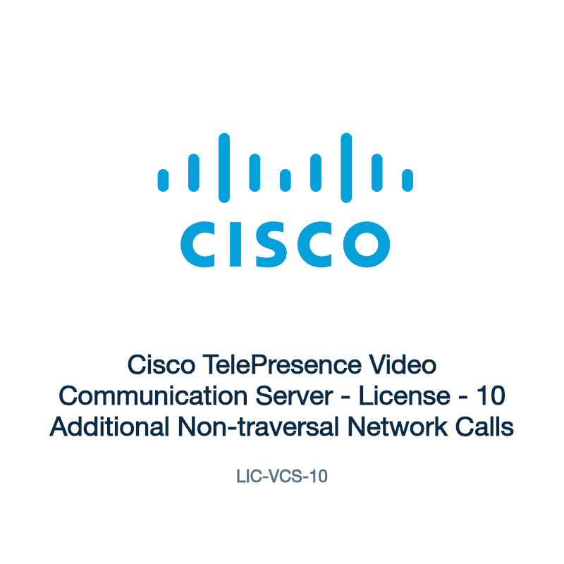 LIC-VCS-10: Cisco TelePresence Video Communication Server