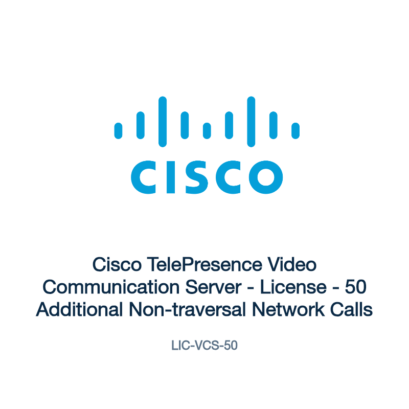 LIC-VCS-50: Cisco TelePresence Video Communication Server