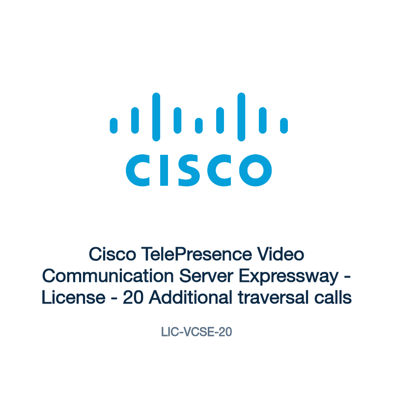 LIC-VCSE-20: Cisco TelePresence Video Communication Server Expressway