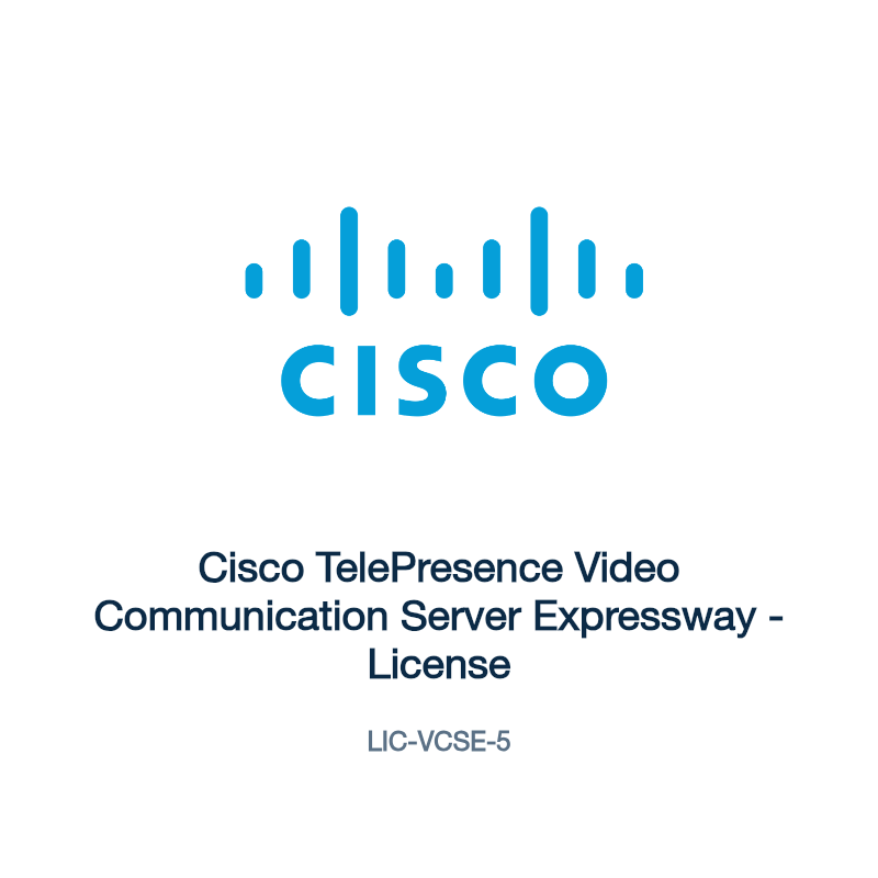 LIC-VCSE-5: Cisco TelePresence Video Communication Server Expressway