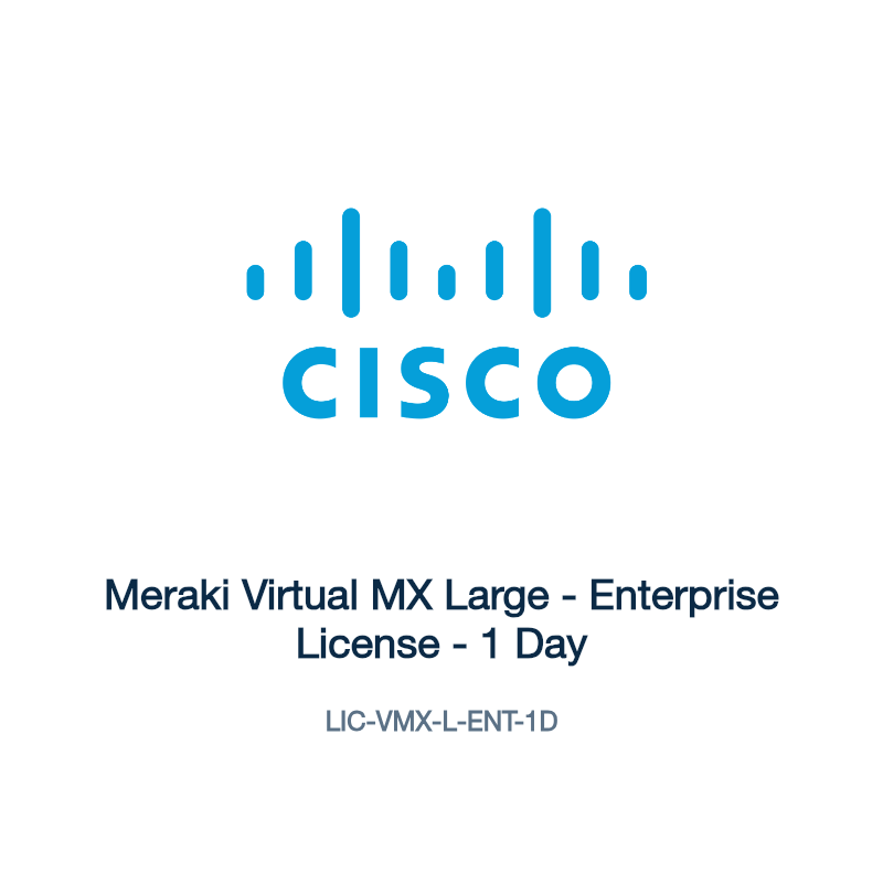 LIC-VMX-L-ENT-1D: Meraki Virtual MX Large