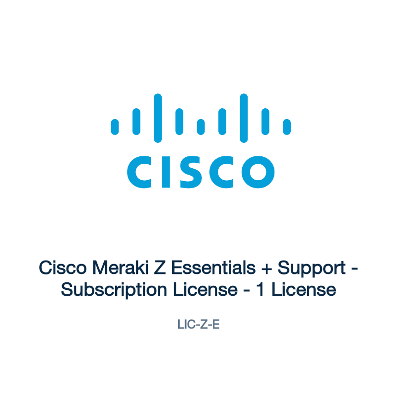 LIC-Z-E: Cisco Meraki Z Essentials + Support