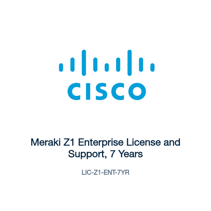 LIC-Z1-ENT-7YR: Meraki Z1 Enterprise License and Support, 7 Years