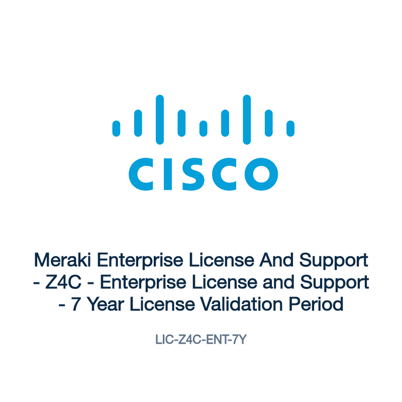 LIC-Z4C-ENT-7Y: Meraki Enterprise License And Support