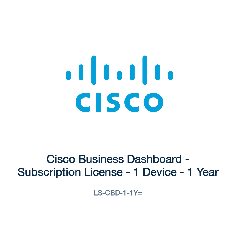 LS-CBD-1-1Y=: Cisco Business Dashboard