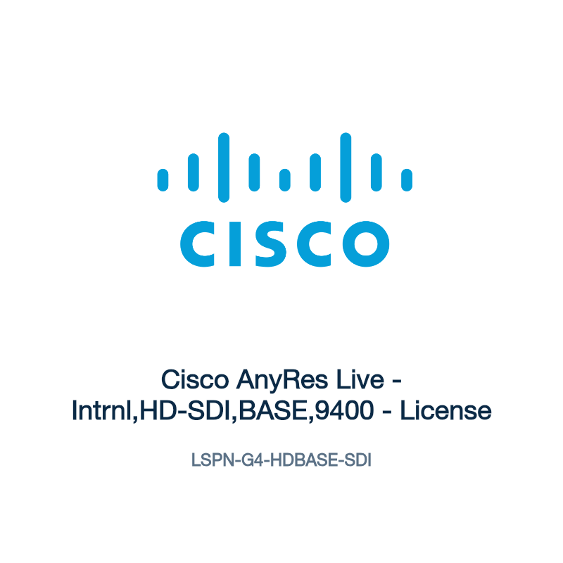 LSPN-G4-HDBASE-SDI: Cisco AnyRes Live