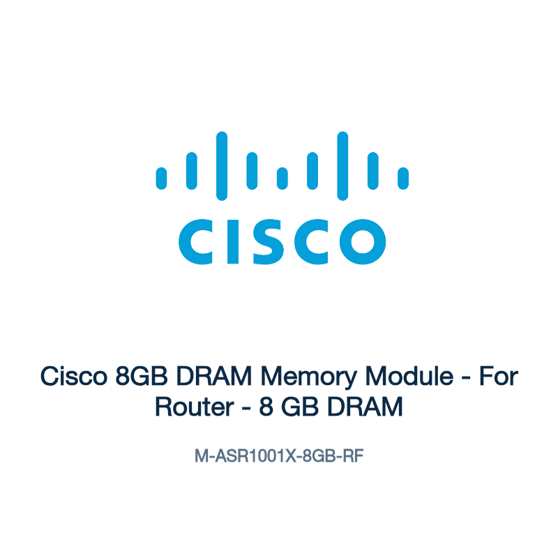 M-ASR1001X-8GB-RF: Cisco 8GB DRAM Memory Module