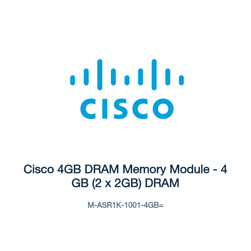 M-ASR1K-1001-4GB=: Cisco 4GB DRAM Memory Module