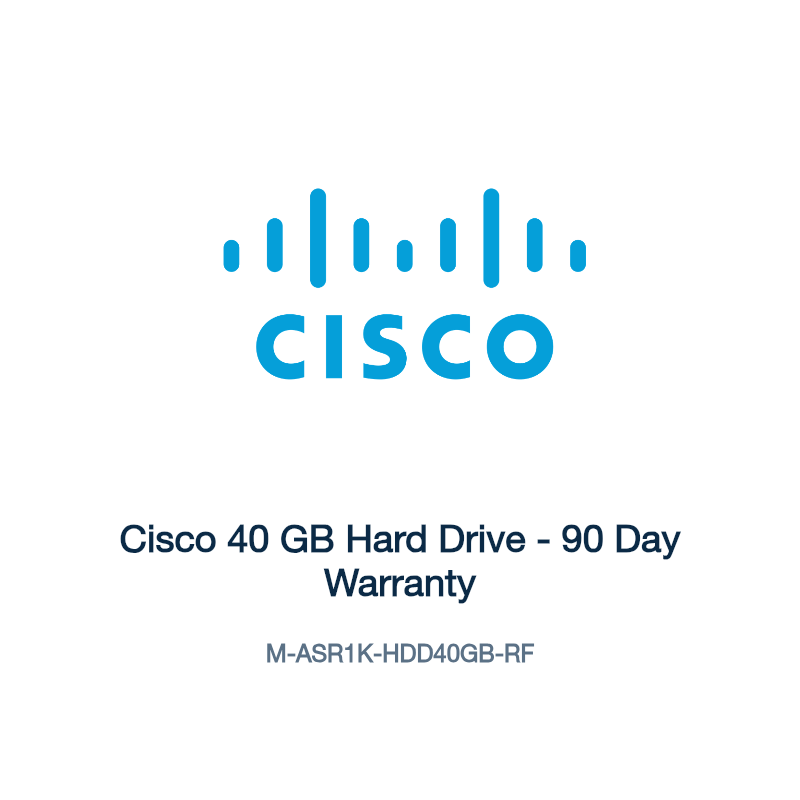 M-ASR1K-HDD40GB-RF: Cisco 40 GB Hard Drive