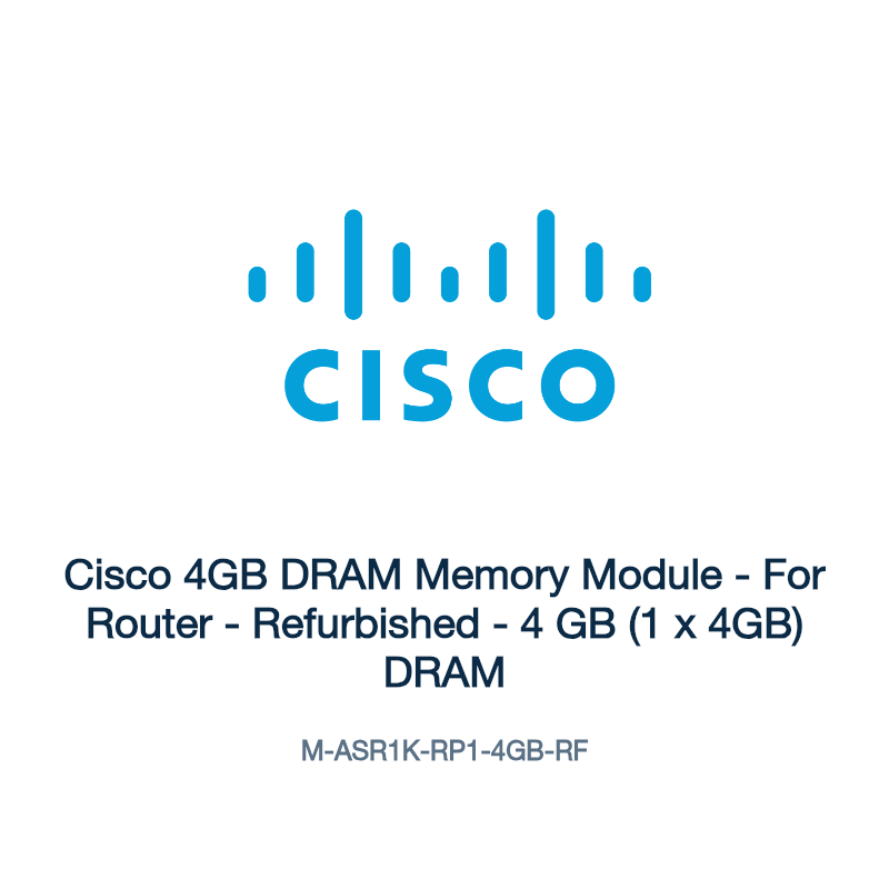 M-ASR1K-RP1-4GB-RF: Cisco 4GB DRAM Memory Module