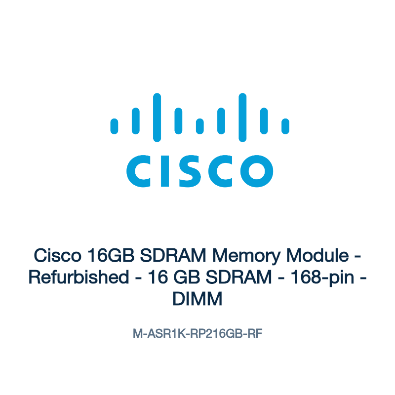 M-ASR1K-RP216GB-RF: Cisco 16GB SDRAM Memory Module