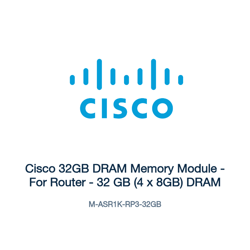 M-ASR1K-RP3-32GB: Cisco 32GB DRAM Memory Module