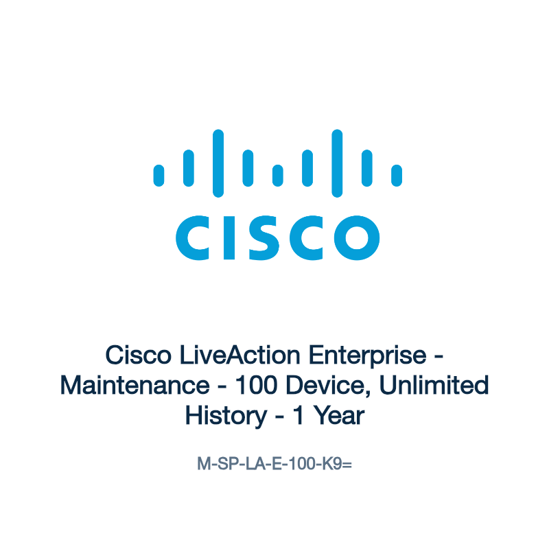 M-SP-LA-E-100-K9=: Cisco LiveAction Enterprise