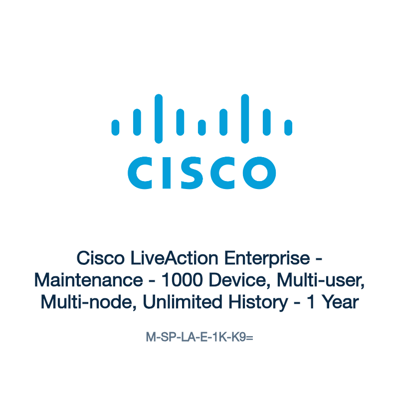 M-SP-LA-E-1K-K9=: Cisco LiveAction Enterprise