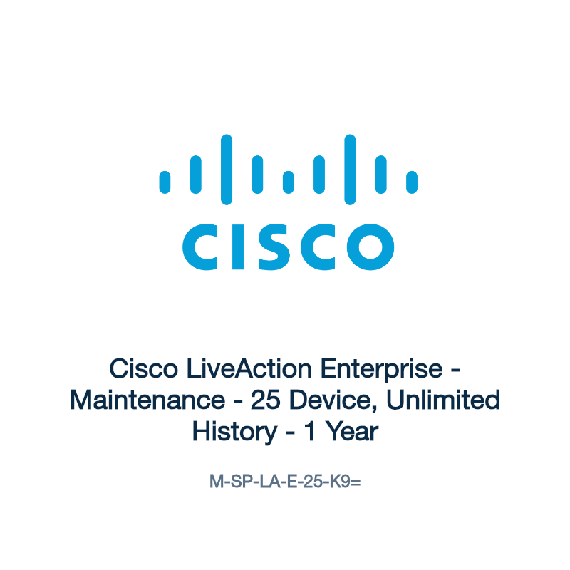 M-SP-LA-E-25-K9=: Cisco LiveAction Enterprise