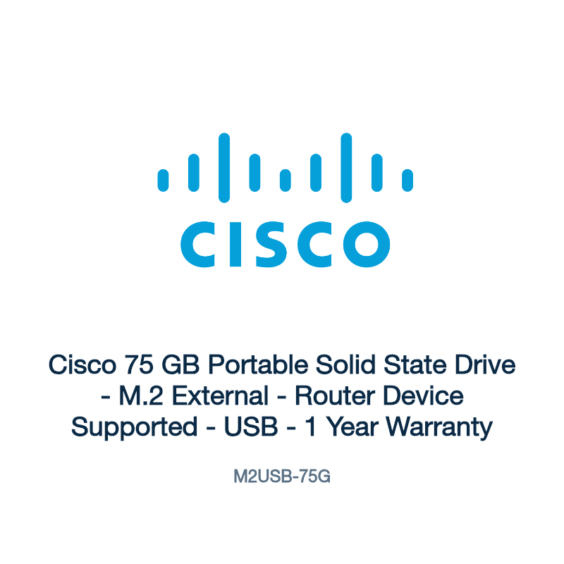 M2USB-75G: Cisco 75 GB Portable Solid State Drive