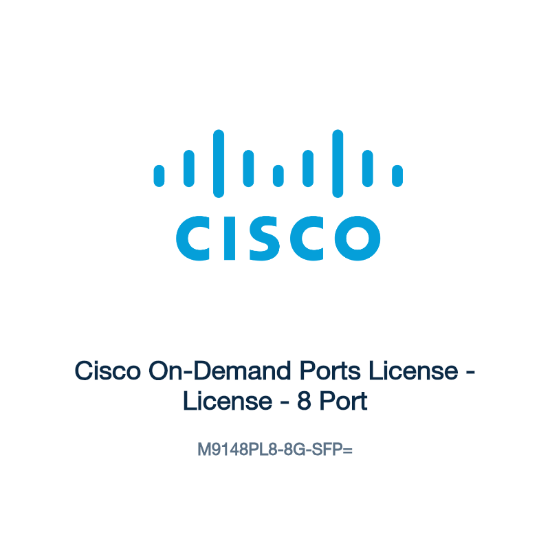 M9148PL8-8G-SFP=: Cisco On-Demand Ports License