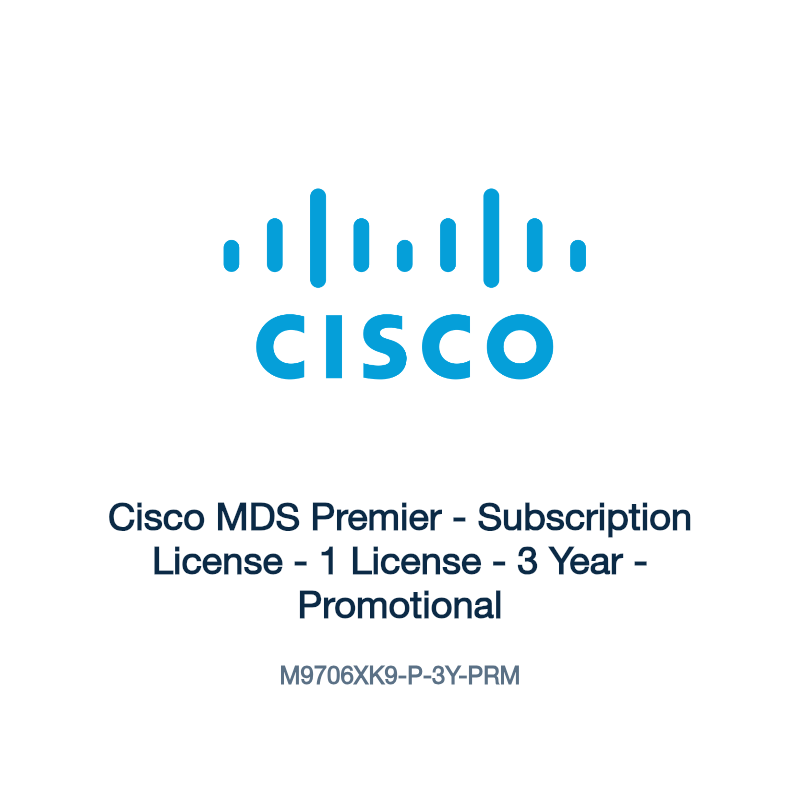 M9706XK9-P-3Y-PRM: Cisco MDS Premier