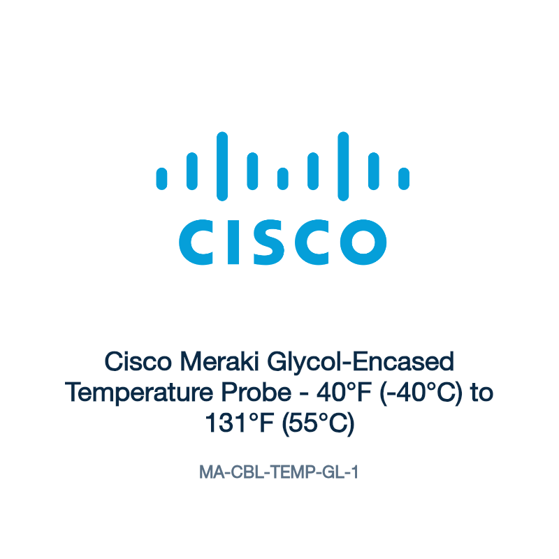 MA-CBL-TEMP-GL-1: Cisco Meraki Glycol-Encased Temperature Probe
