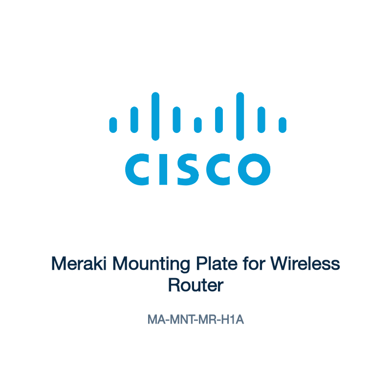 MA-MNT-MR-H1A: Meraki Mounting Plate for Wireless Router