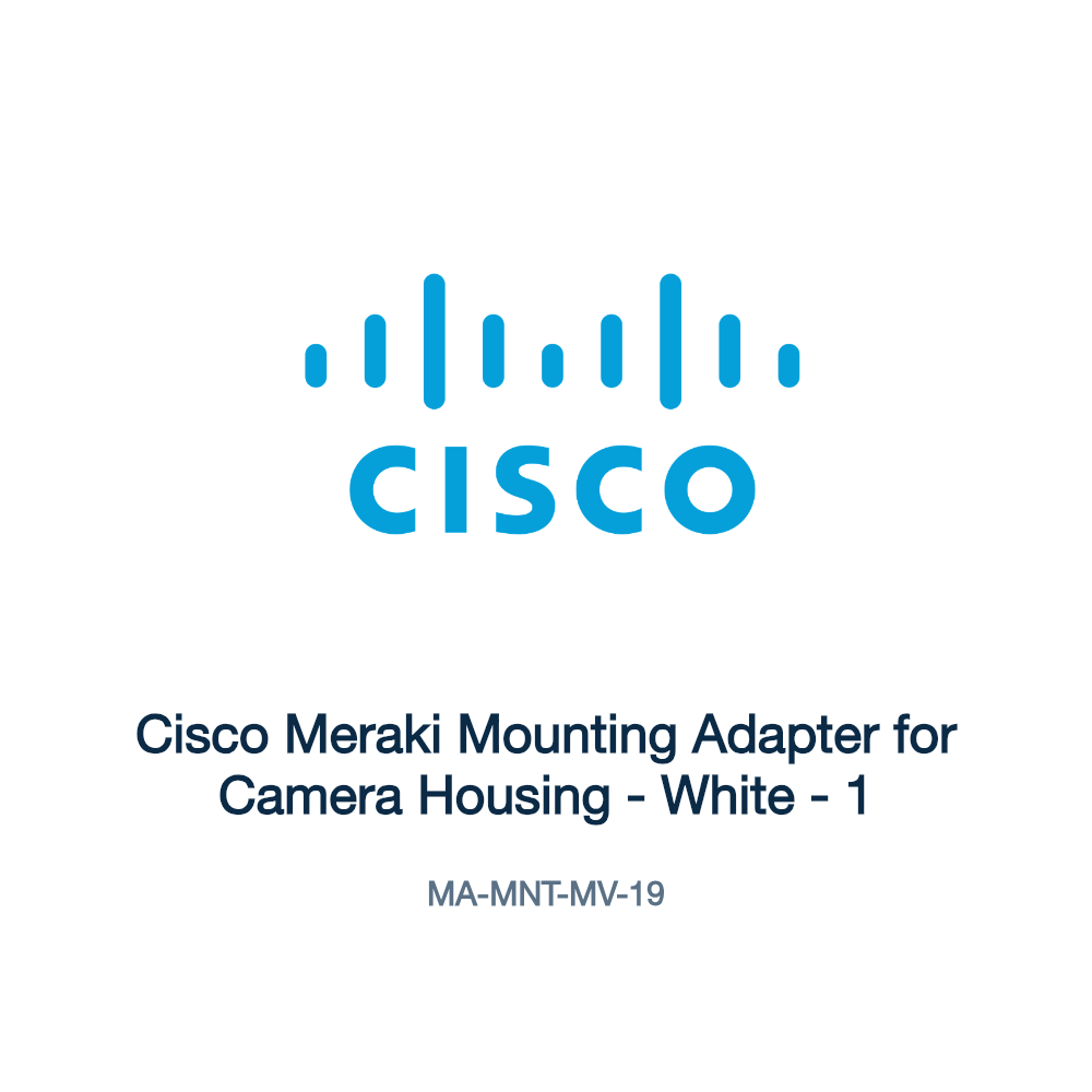 MA-MNT-MV-19: Cisco Meraki Mounting Adapter for Camera Housing