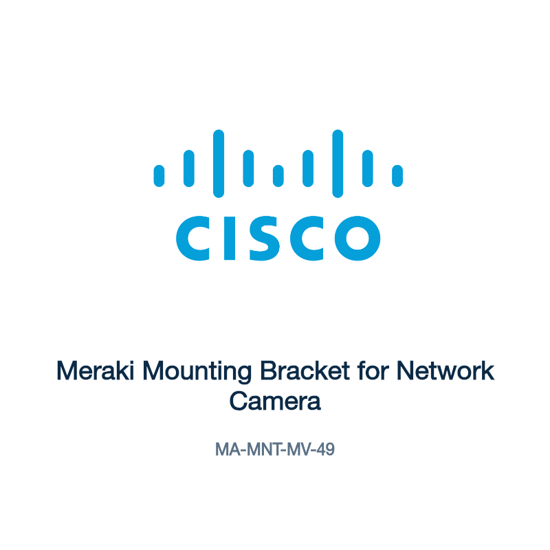 MA-MNT-MV-49: Meraki Mounting Bracket for Network Camera