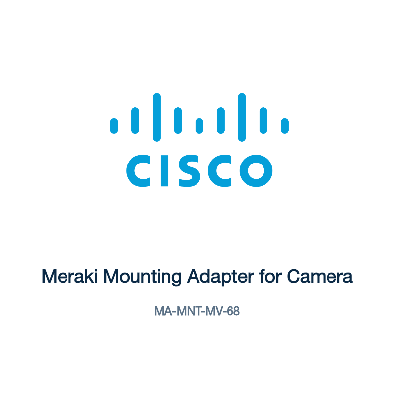 MA-MNT-MV-68: Meraki Mounting Adapter for Camera