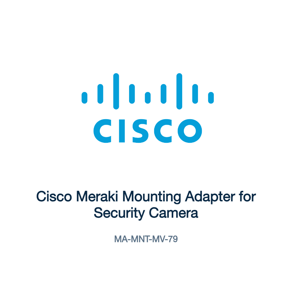 MA-MNT-MV-79: Cisco Meraki Mounting Adapter for Security Camera
