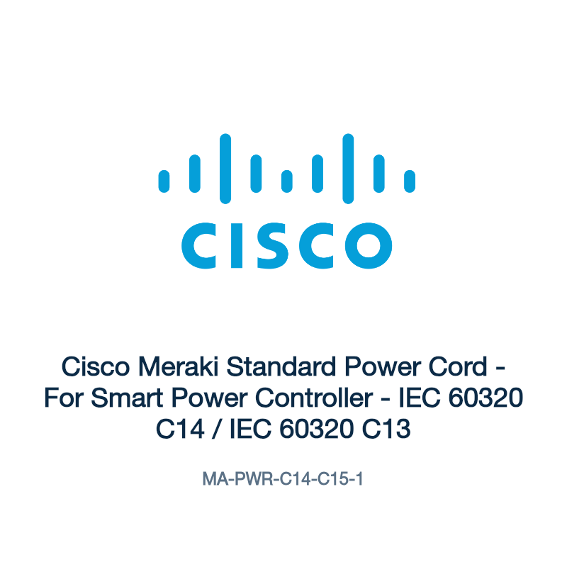 MA-PWR-C14-C15-1: Cisco Meraki Standard Power Cord