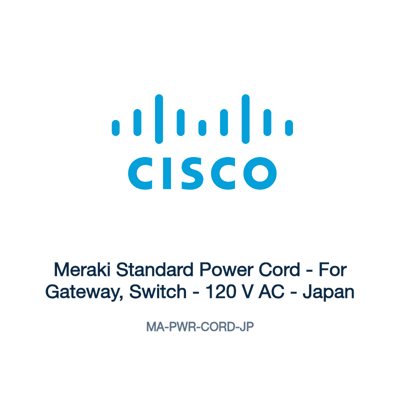 MA-PWR-CORD-JP: Meraki Standard Power Cord
