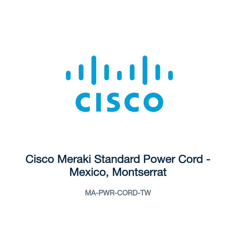 MA-PWR-CORD-TW: Cisco Meraki Standard Power Cord
