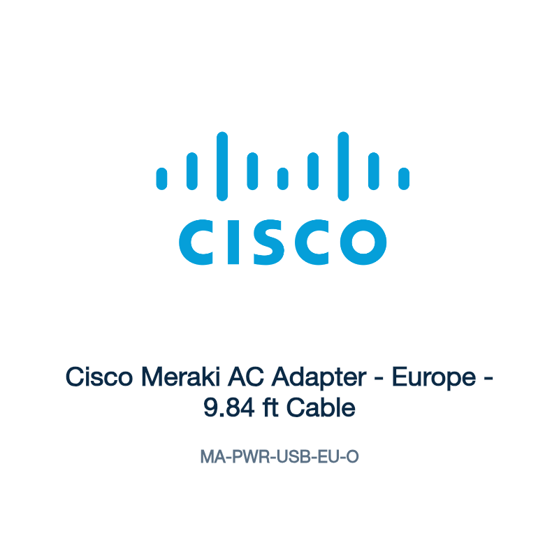 MA-PWR-USB-EU-O: Cisco Meraki AC Adapter