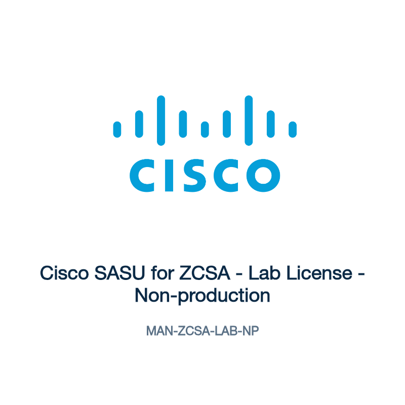 MAN-ZCSA-LAB-NP: Cisco SASU for ZCSA
