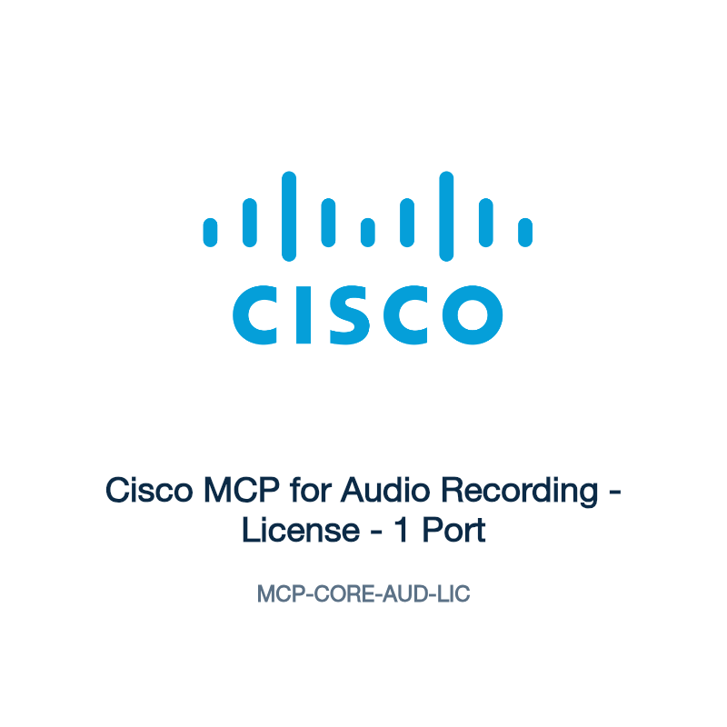 MCP-CORE-AUD-LIC: Cisco MCP for Audio Recording