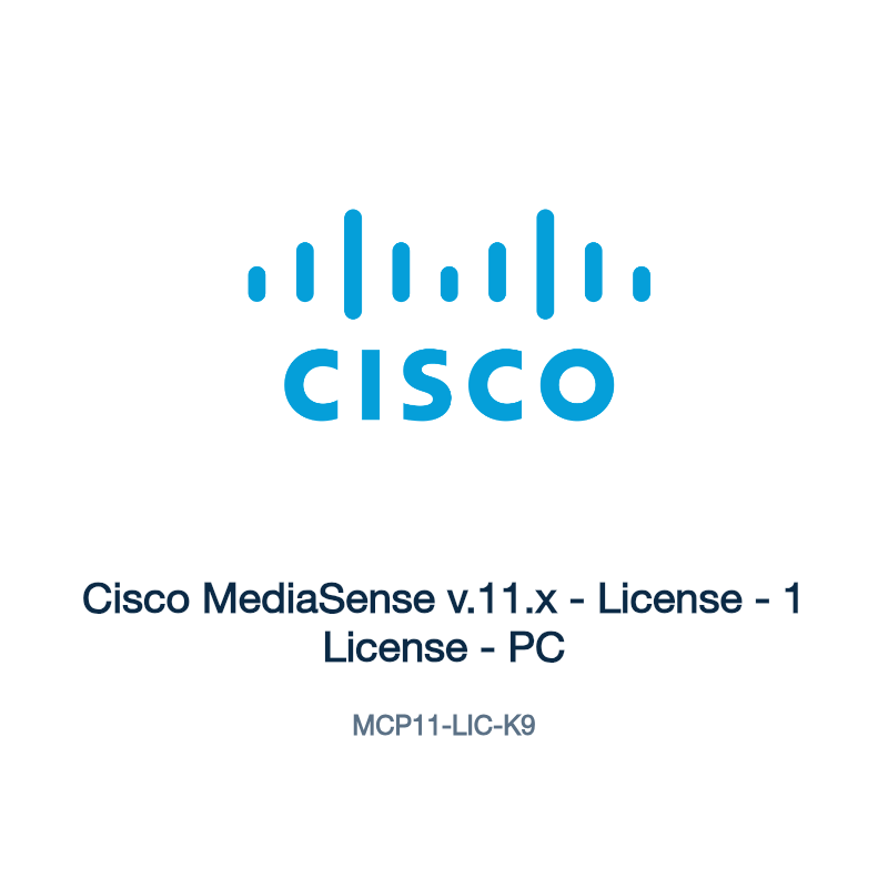 MCP11-LIC-K9: Cisco MediaSense v.11.x
