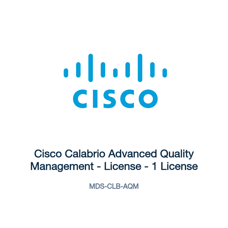 MDS-CLB-AQM: Cisco Calabrio Advanced Quality Management