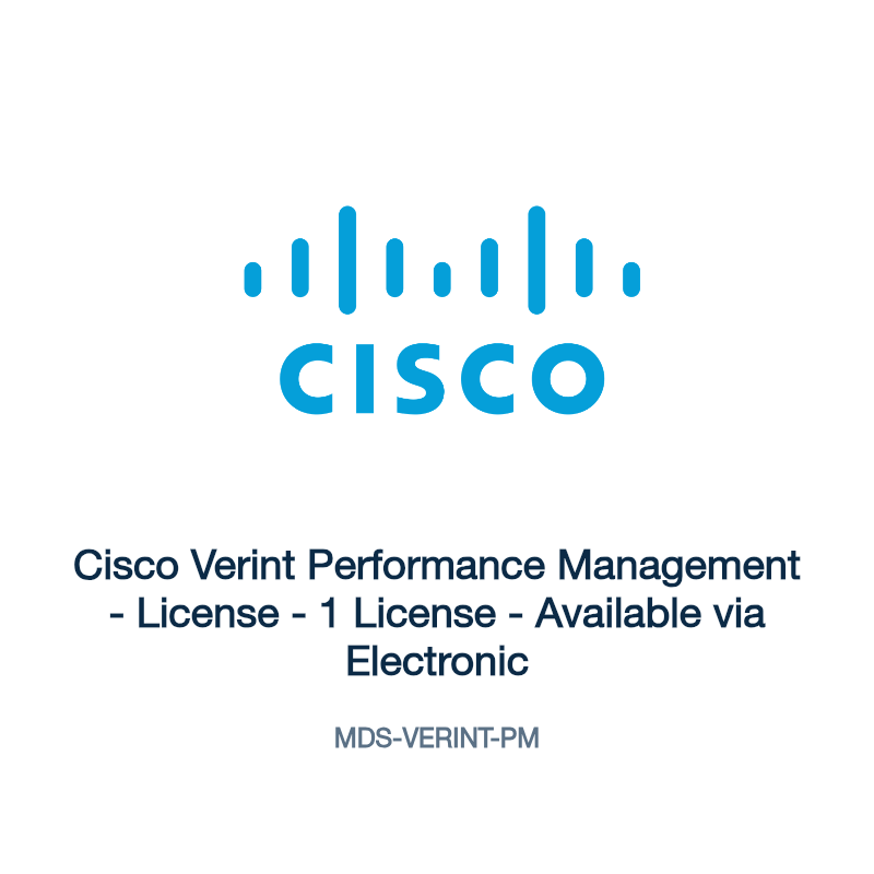 MDS-VERINT-PM: Cisco Verint Performance Management