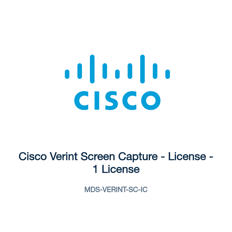 MDS-VERINT-SC-IC: Cisco Verint Screen Capture