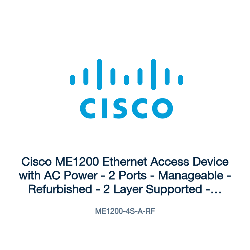 ME1200-4S-A-RF: Cisco ME1200 Ethernet Access Device with AC Power