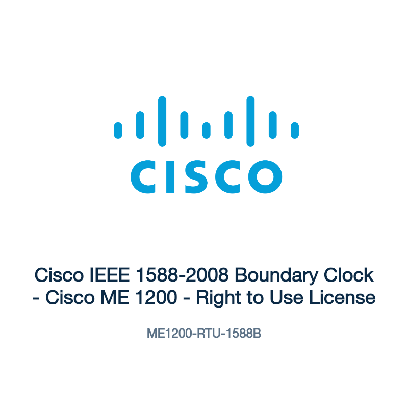 ME1200-RTU-1588B: Cisco IEEE 1588-2008 Boundary Clock